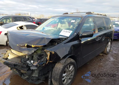 2007 Kia Sedona Ex из США, поврежденный, VIN KNDMB233376113509